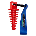 Apico 2 Stroke Exhaust Plug With Lanyard Red