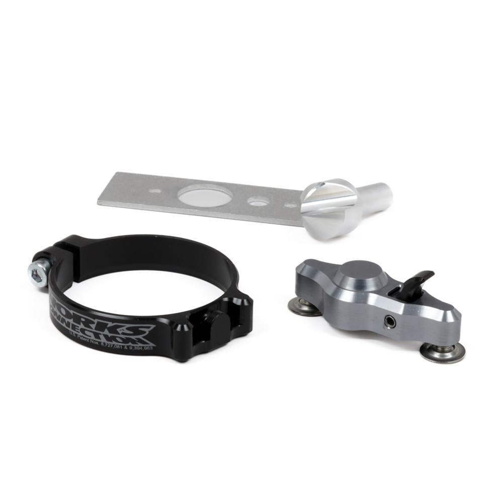 Works Connection Stock WP Forks Launch Kit Start Device For Gas Gas MC 125/250 2024-2025, MC 250/350/450F 2024-2025, Husqvarna TC 125/250/300 2023-2025, FC 250/350/450 2023-2025 Grey