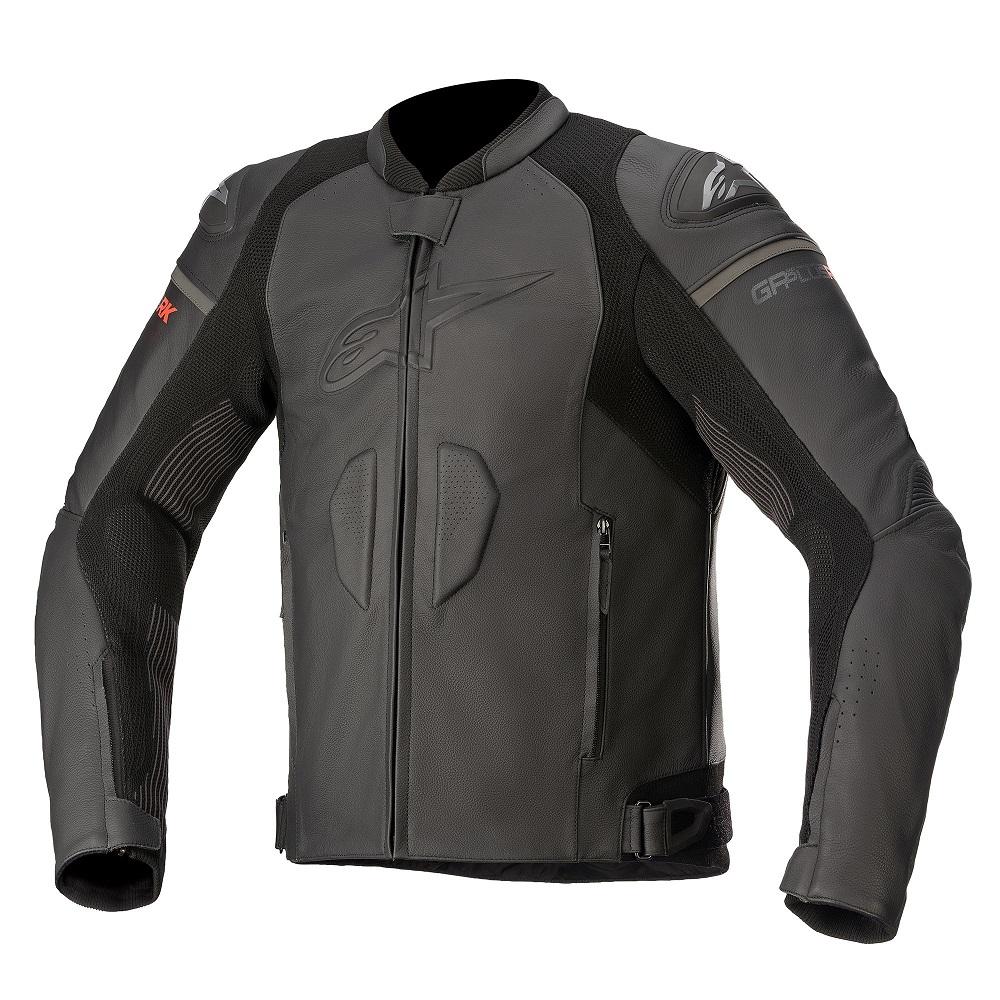 Alpinestars GP Plus R V3 Rideknit Leather Jacket Black/Black