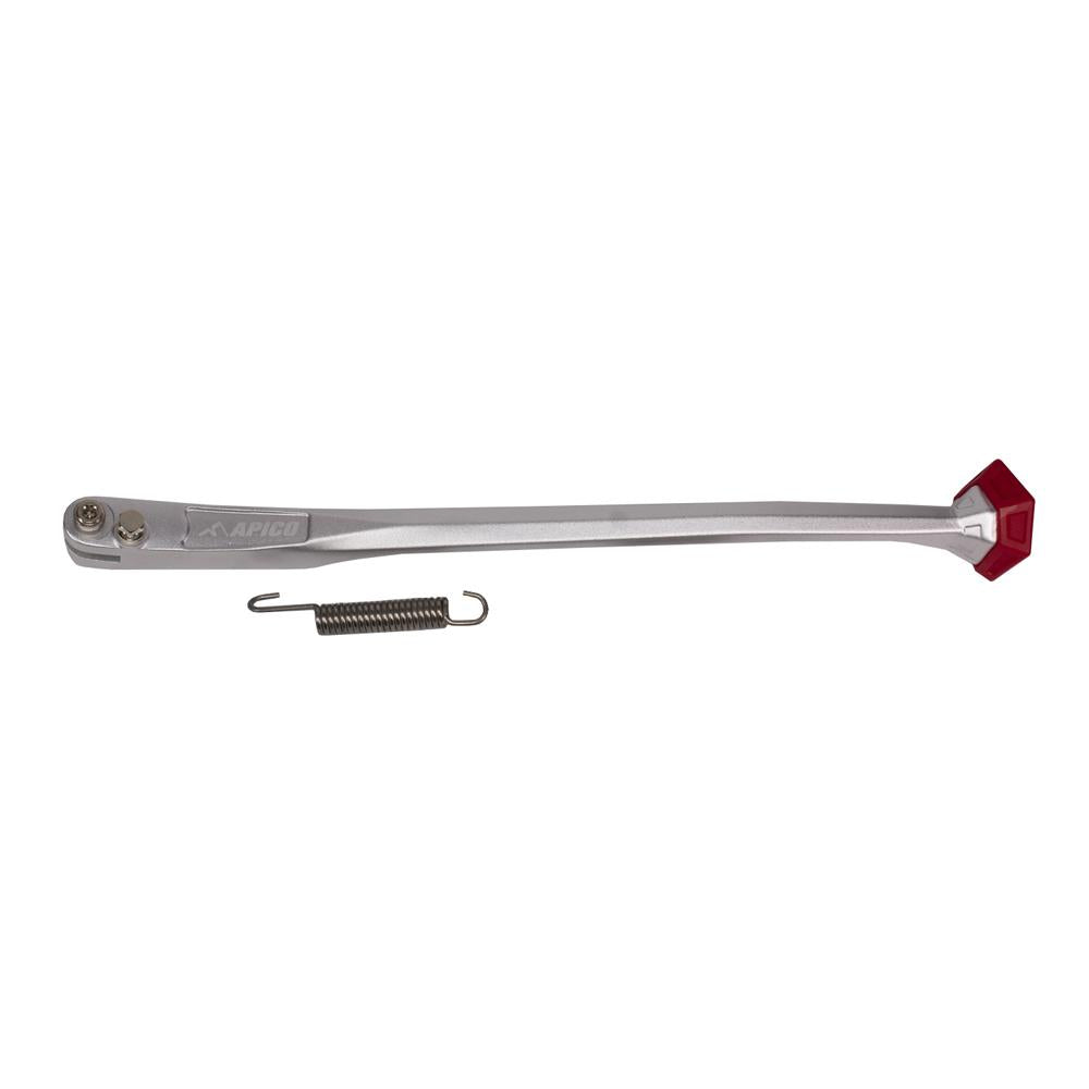 Apico Side stand For Beta RR 125/250/300 2020-2026, RR 350/390/430/480 2020-2026, 250/300 X-Trainer 2023-2026 Silver