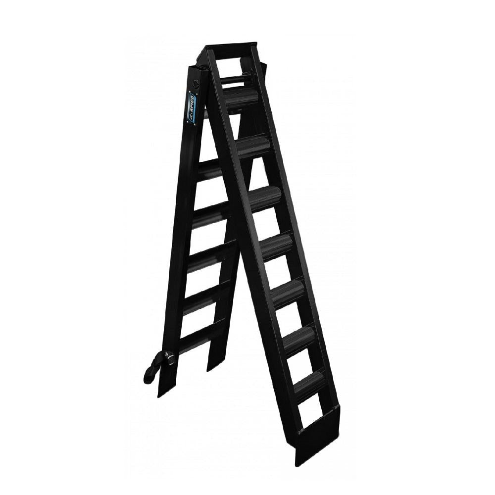 Apico 6FT Folding Type Alloy Bike Ramp Black