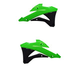 Polisport Radiator Scoops For Kawasaki KX 85/112 2022-2025 Green 05 (OEM)