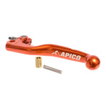 Apico Elite Magura Clutch Lever With Adjuster For KTM 1998-2008, SX65 2001-2013, SX85 2003-2012 Long Orange