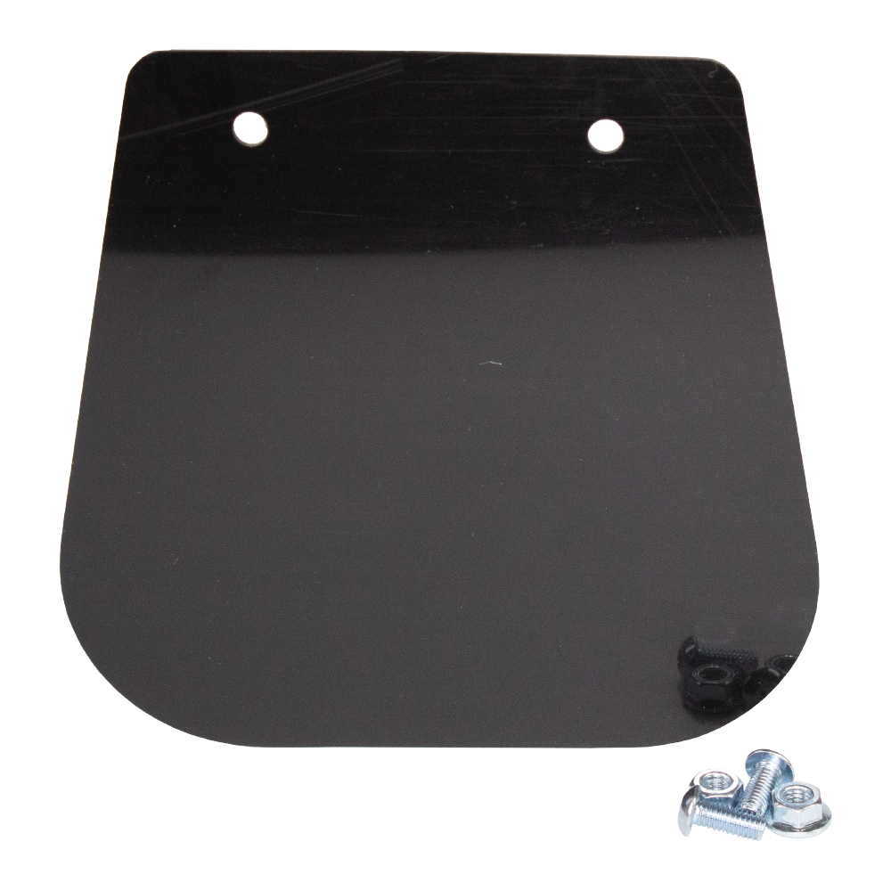 Apico Front Fender Splash Guard Universal Black