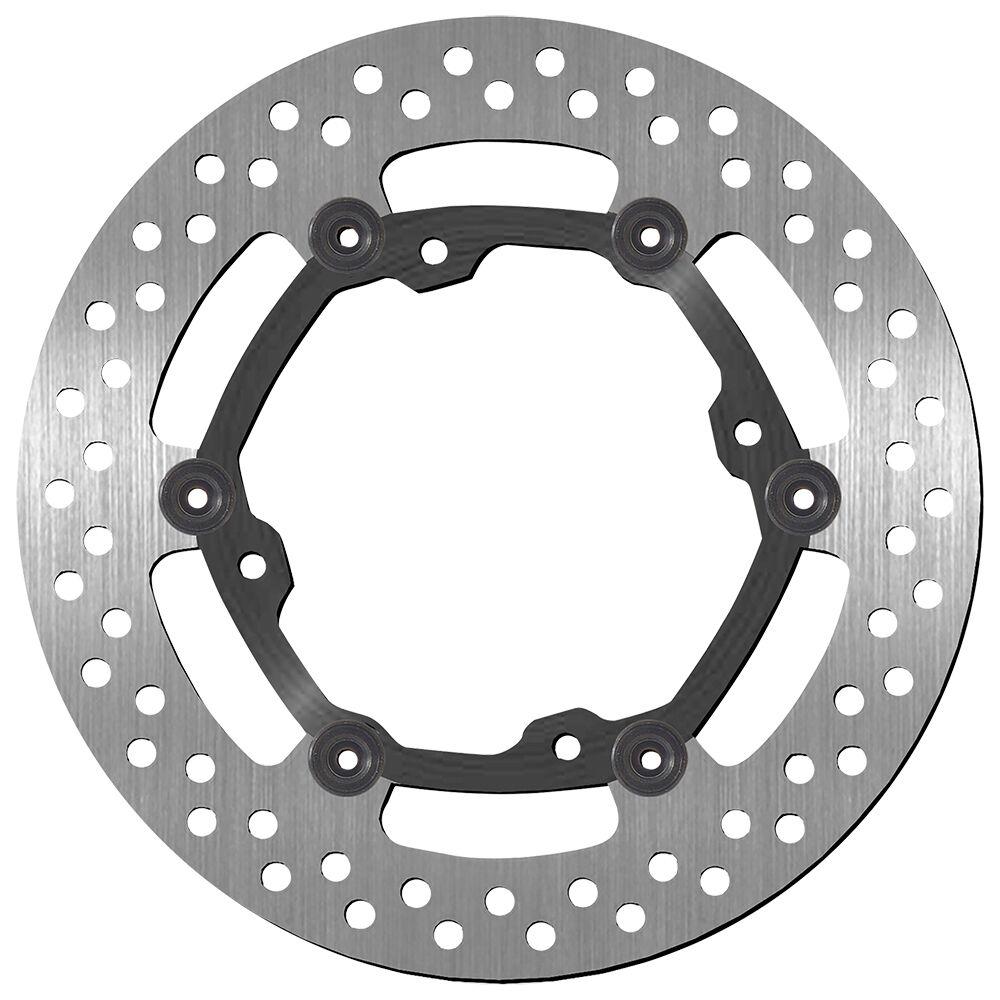 SBS Stainless Steel Front Brake Disc For Suzuki RMX450Z 2010 - Black/Silver