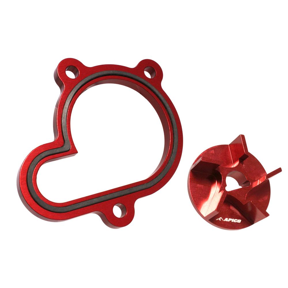 Apico Water Pump Impeller Upgrade Kit For Beta Rev 2000-2008 EVO 2009-2024 Red