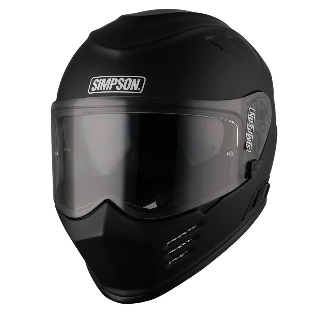 Simpson Venom Solid ECE 22.06 Motorcycle Helmet Matt Black