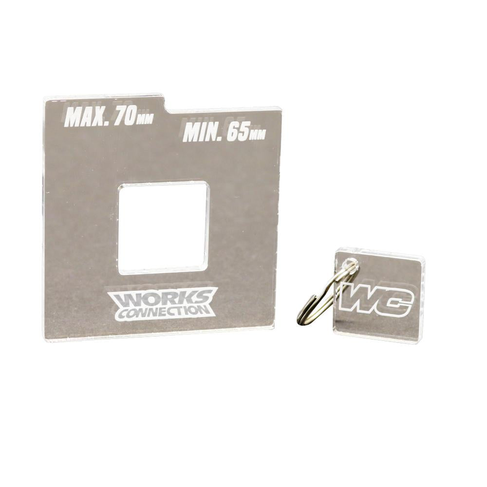 Works Connection Chain Tensioner Gauge For Honda CRF250R 2022-2025, CRF450R 2021-2025 65mm-70mm