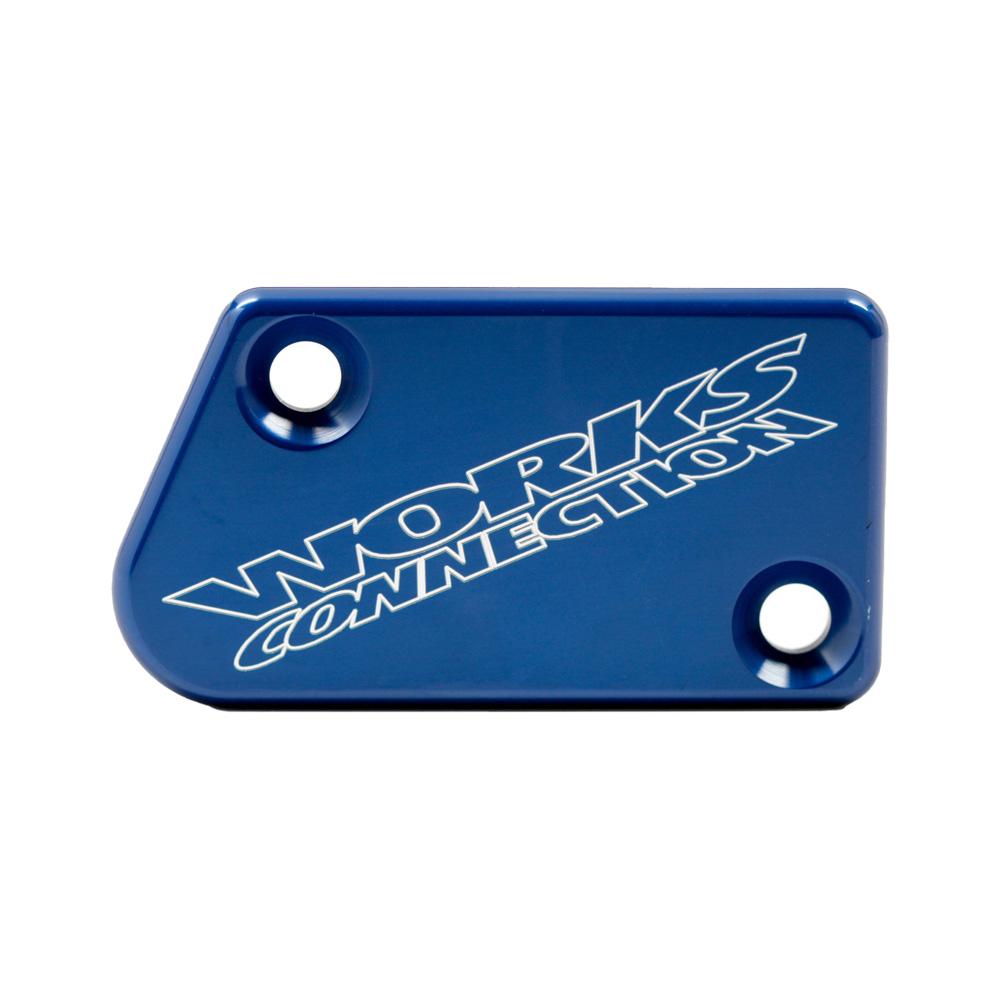 Works Connection Front Brake Master Cylinder Cover For Yamaha YZ 125/250 2008-2025, YZF 250/450 2008-2025, YZ125X 2020-2025, YZ250X 2016-2025, WRF250 2017-2025, WRF450 2016-2025 Blue