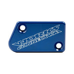 Works Connection Front Brake Master Cylinder Cover For Yamaha YZ 125/250 2008-2025, YZF 250/450 2008-2025, YZ125X 2020-2025, YZ250X 2016-2025, WRF250 2017-2025, WRF450 2016-2025 Blue