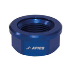 Apico Axle Nut Rear M22 X 1.5 For KTM SX/SXF 125-450 & Husqvarna TC/FC125-450 & Gas Gas MC 250/450F Factory Edition 2023-2025 Blue