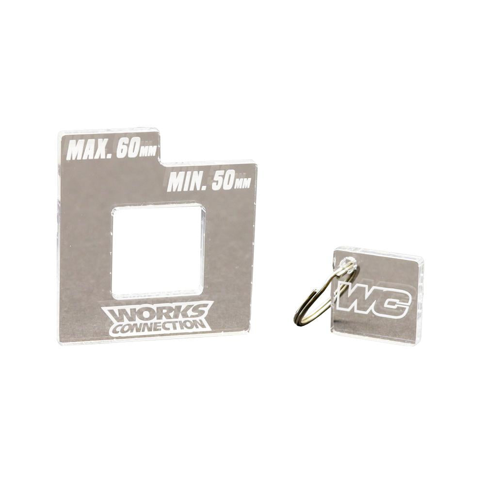 Works Connection Chain Tensioner Gauge For Yamaha YZF 250/450 2018-2025 50mm-60mm
