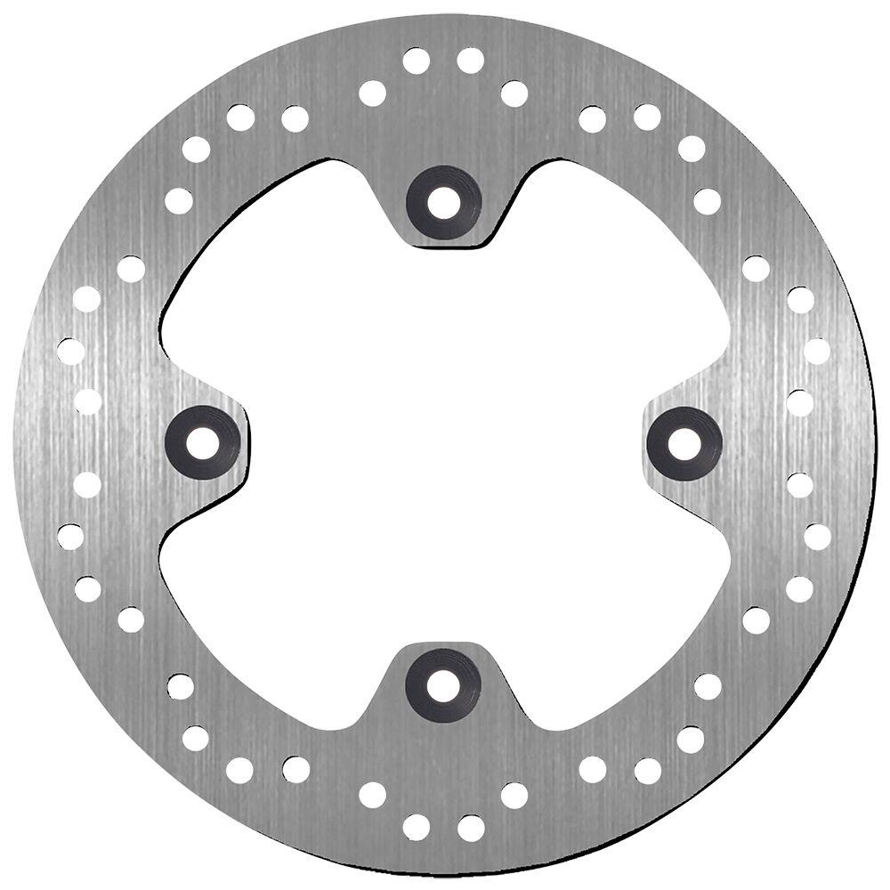 SBS Standard Round Rear Brake Disc For Malaguti Centro 125 I.E. 2008-2010 - Silver