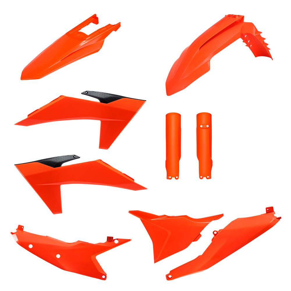 Polisport Enduro Plastics Kit Without Headlight Surround For KTM EXC/EXC-F 2024-2025 OEM
