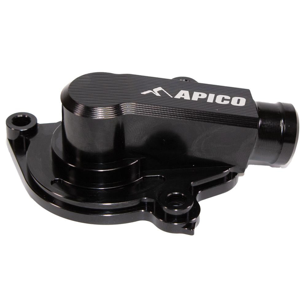 Apico Water Pump Cover For KTM/Husqvarna SX/TC/TX 125/250/300 2023-2025, EXC/TE 150/250/300 2024-2025, Gas Gas MC/EC/EX 125/250/300 2024-2025 Black