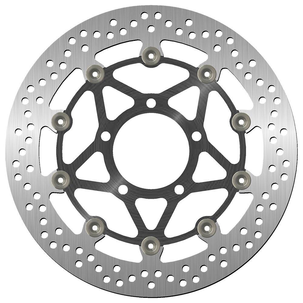 SBS Stainless Steel Front Brake Disc For Triumph Tiger 800 2011-2014 - Black/Silver