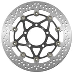 SBS Stainless Steel Front Brake Disc For Triumph Tiger 800 2011-2014 - Black/Silver