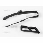 UFO Chain Guide & Chain Slider Kit For Kawasaki KXF250 2017-2020 Black