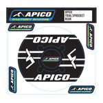 Apico Apico Trials Rear Sprocket Sticker 41T-42T Black