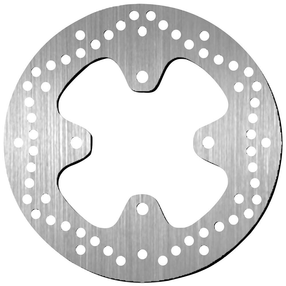 SBS Standard Round Rear Brake Disc For MBK SkyCruiser 125 2006-2011 - Silver