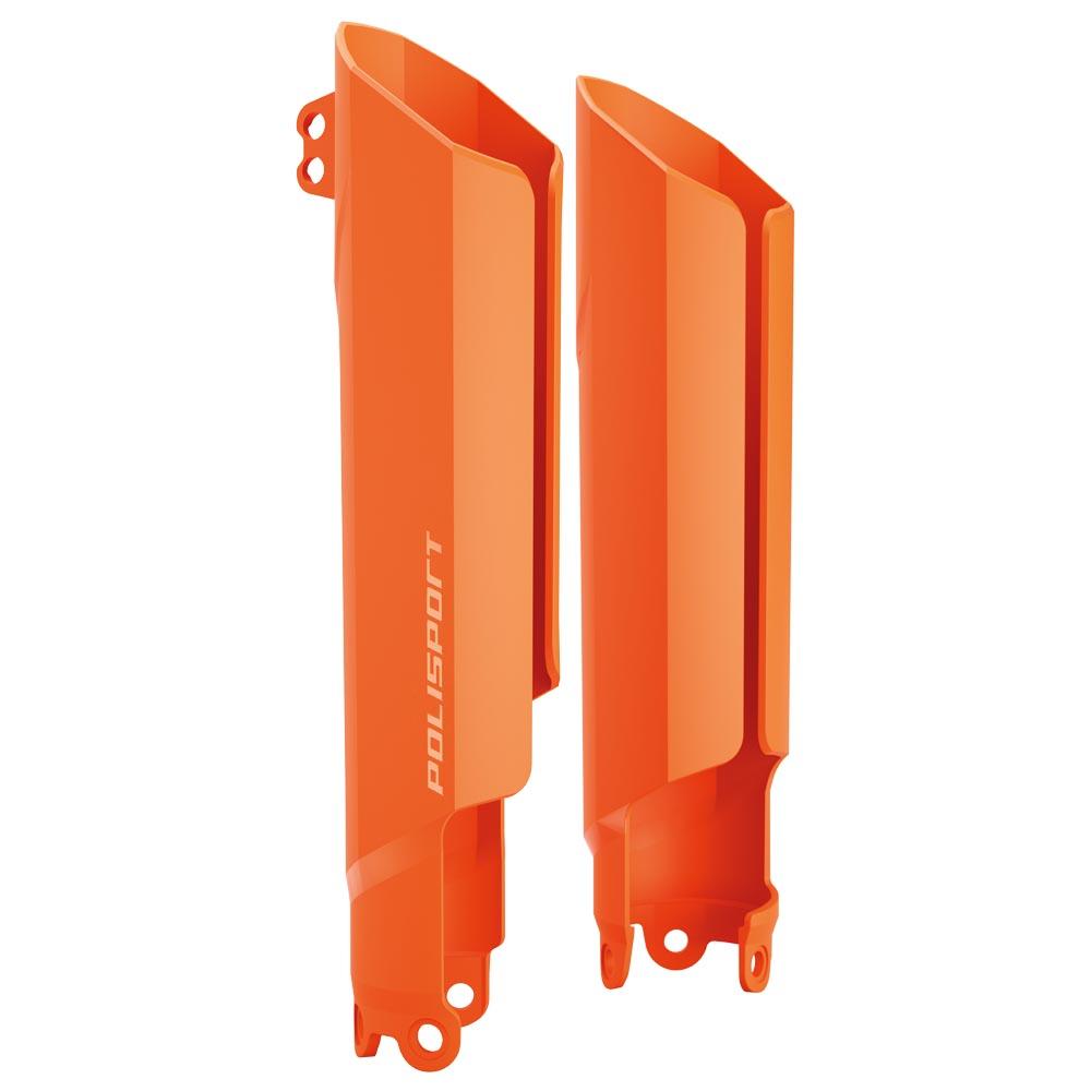 Polisport Full Wrap Fork Guards For KTM SX/SXF/ 2015-2022, Husqvarna TC/FC 2016-2022, EXC/EXC-F & TE/FE 2016-2023, Gas Gas MC/MC-F/EC/EC-F 2018-2023, Sherco SE-R/SE-F 2017-2023 Orange