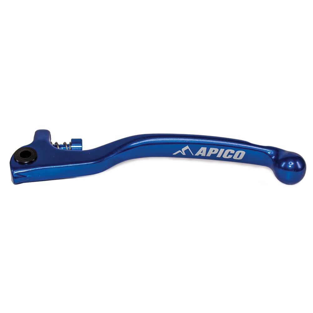 Apico Elite Clutch Lever Forged Trials AJP 2 Hole With Adjuster Blue/blue Long