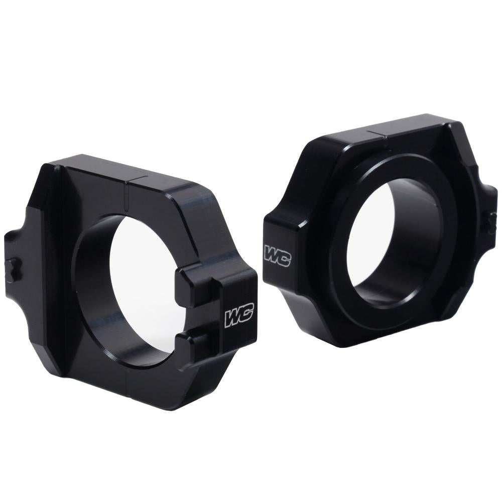 Works Connection Elite Axle Blocks For Honda CRF 250/450R 2009-2025, CRF250RX 2019-2025, CRF450RX 2017-2025 Black