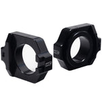 Works Connection Elite Axle Blocks For Honda CRF 250/450R 2009-2025, CRF250RX 2019-2025, CRF450RX 2017-2025 Black