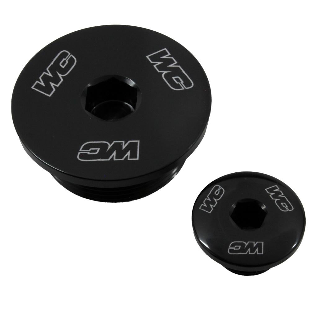Works Connection Engine Plugs For Honda CRF250R & CRF250RX 2018-2025, CRF250F Trail 2019-2025 Black