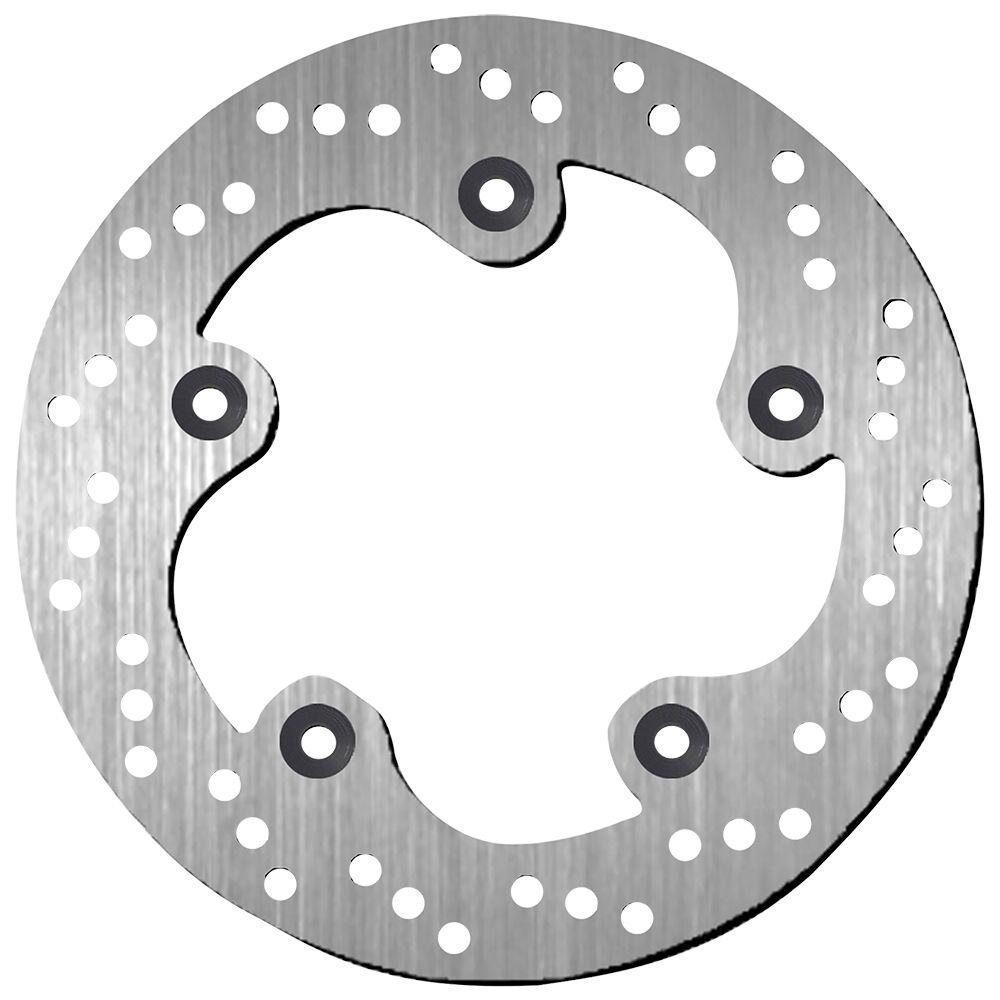 SBS Standard Round Rear Brake Disc For Kymco Agility 125 2012-2016 - Silver