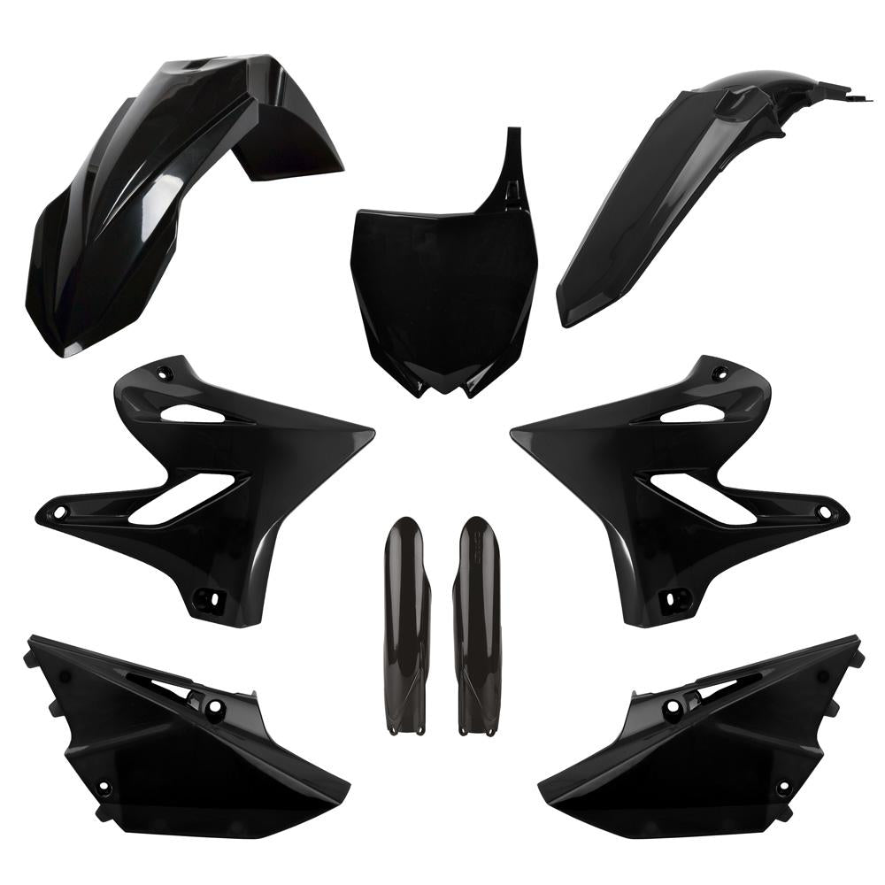 Polisport Plastics Kit For Yamaha YZ 125/250 2015-2021 Black