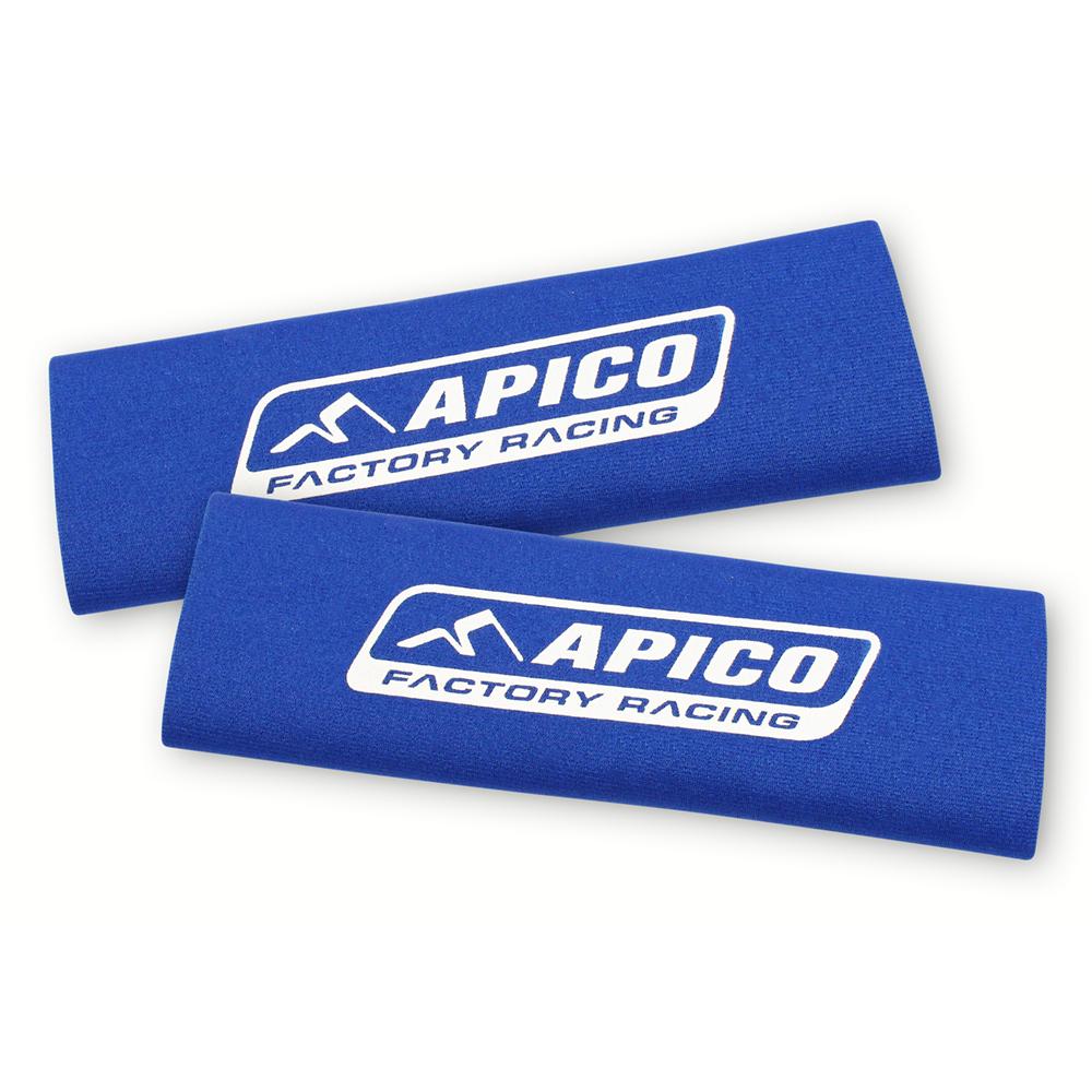 Apico Trials Neoprene Fork Guards Blue 18.5cm