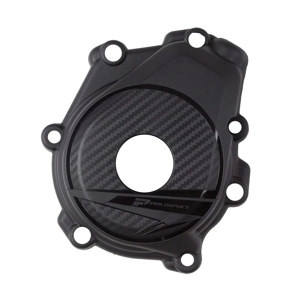 Polisport Ignition Cover Protector For KTM SXF450 & Husqvarna FC450 2023-2024, Gas Gas MC450F & EX450F 2024 Black