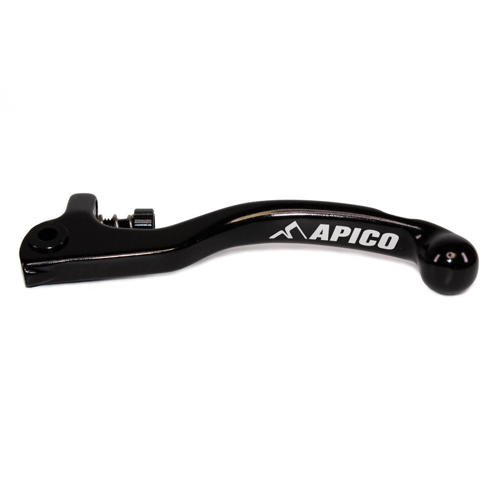 Apico Elite Clutch Lever Forged Trials AJP 2 Hole With Adjuster Black/black Short