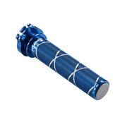 Apico Alloy Throttle Sleeve For Yamaha YZ80 1983-2001, YZ85 2002-2025 Blue