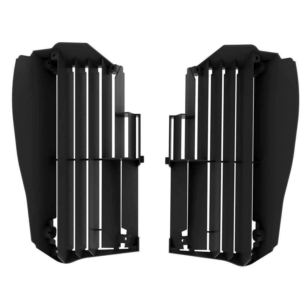 Polisport Radiator Louvres For Yamaha YZF250 2019-2023, YZF450 2018-2023, WRF250 2020-2023, WRF450 2019-2023 Black