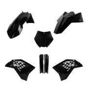 Polisport Plastics Kit For KTM SX 125/250 & SXF 250/350/450 2007 Black