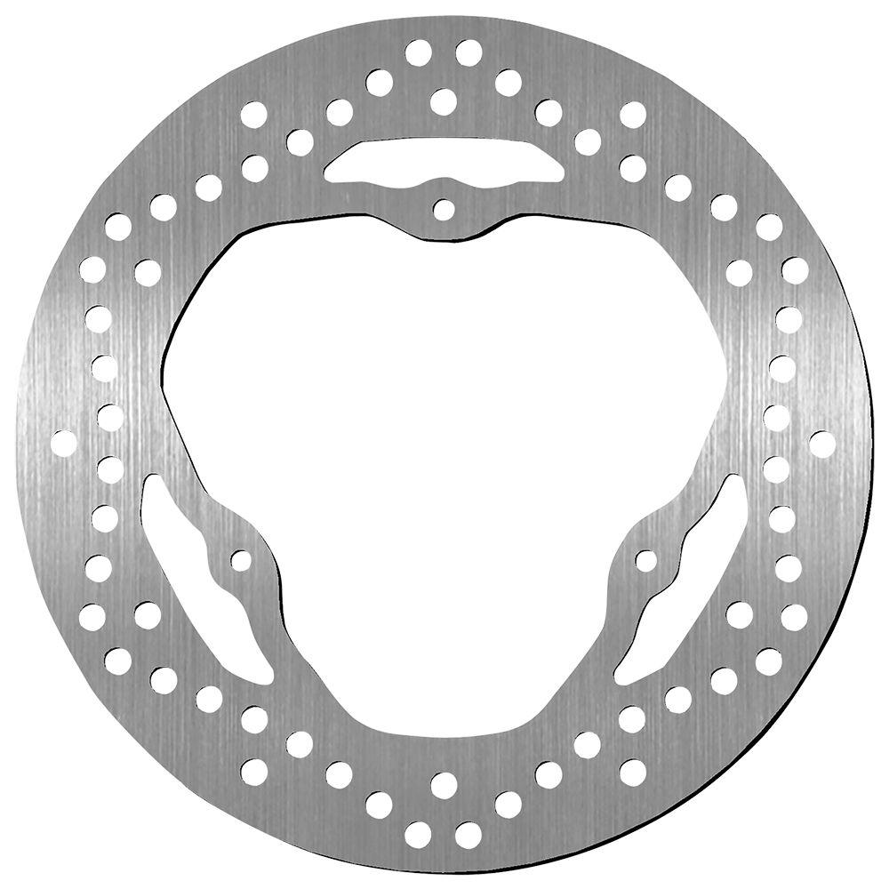 SBS Standard Round Rear Brake Disc For Yamaha YP 125 R 2014-2016 - Silver