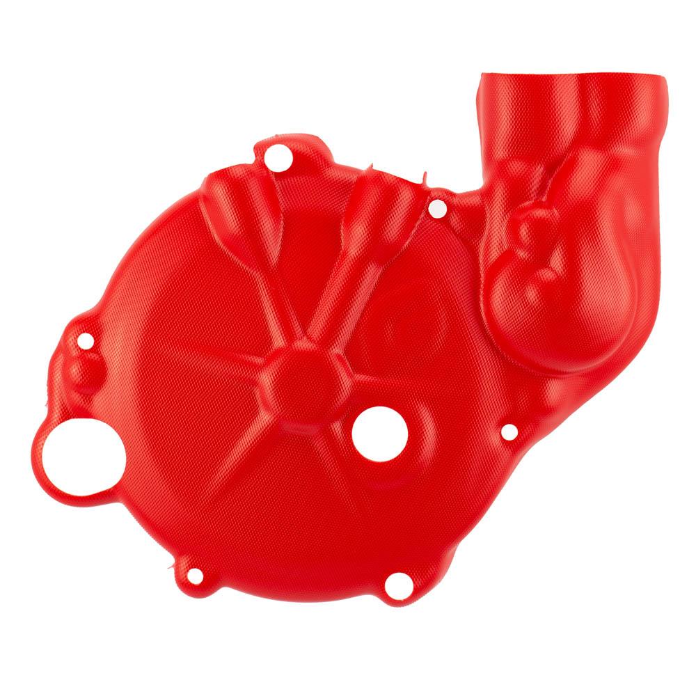 Apico Clutch And Water Pump Cover For Gas Gas TXT/TXT Pro/Racing 2017-2025 Factory Red