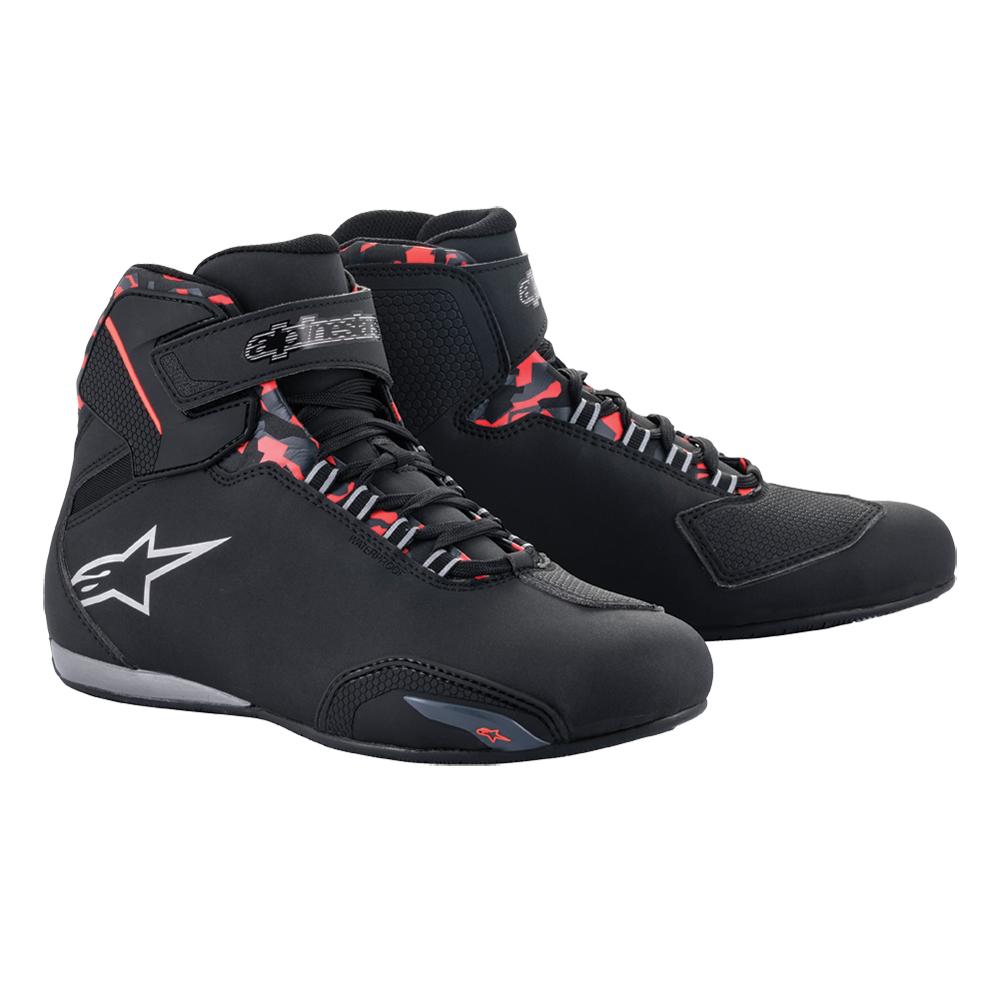 Alpinestars Sektor WP Shoe Black/Dark Grey/Red.Fluo