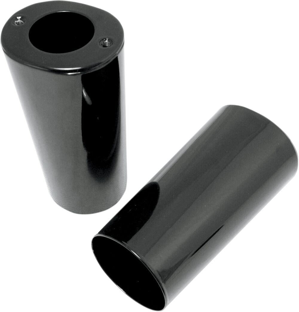 Drag Specialties Fork Slider Covers For Harley Davidson E 1000 1949-1952 - Black