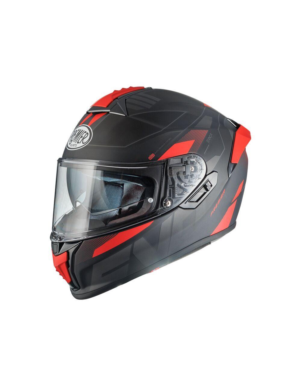 Premier Evoluzione PR Helmet - Black/Red