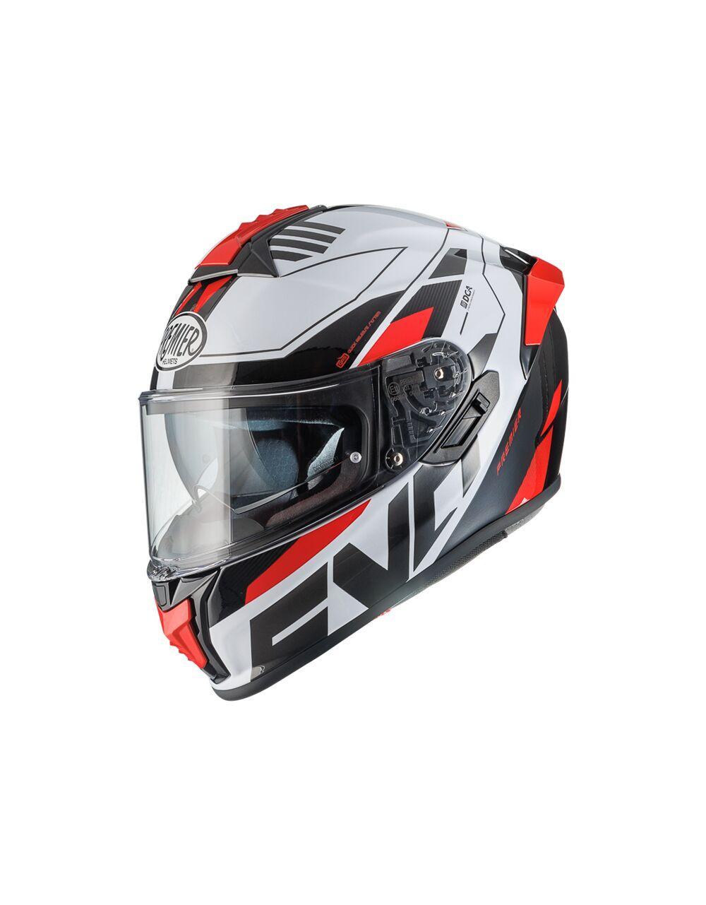 Premier Evoluzione PR Helmet - Black/Red/White