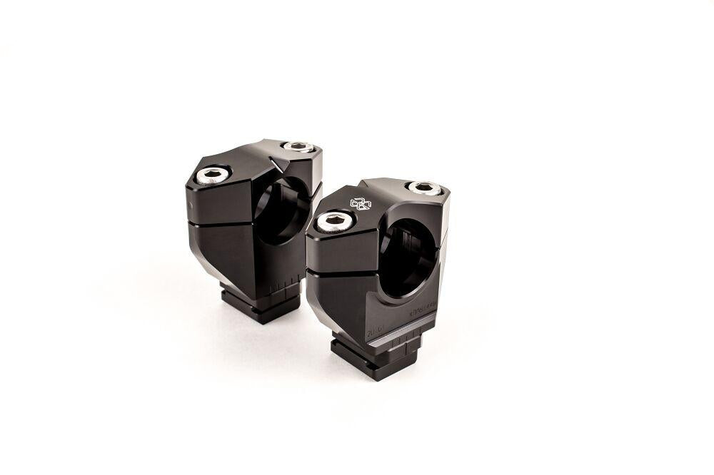 Gilles 2D.GT Handlebar Risers For KTM Adventure 790 R 2019-2020 - Black
