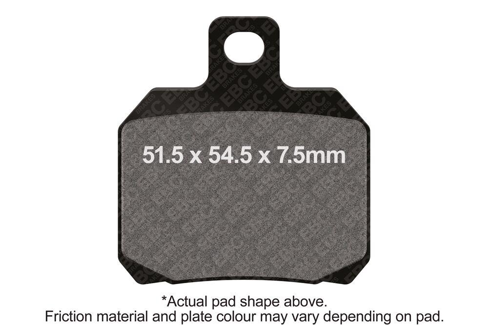 EBC Extreme Performance Sintered "EPFA" Brake Pads For Ducati 1098 2007-2008 Rear