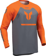 Thor Ridemode Menace Jersey - Charcoal Grey/Orange
