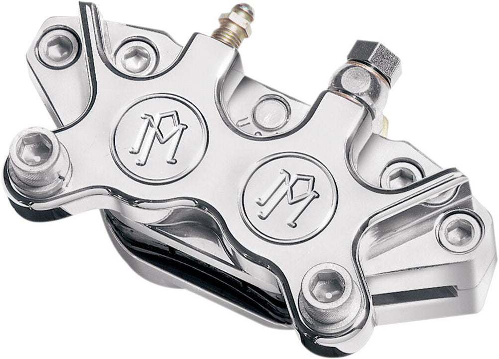 Performance Machine 4 Piston 125 x 4R Brake Calliper For Harley Davidson FLD 1690 2012 - Chrome