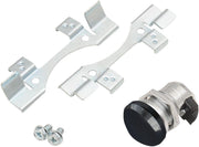 Drag Specialties Push-Button Fuel Door Latch Kit For Harley Davidson FLHRCI 1450 EFI 2002-2006 - Black