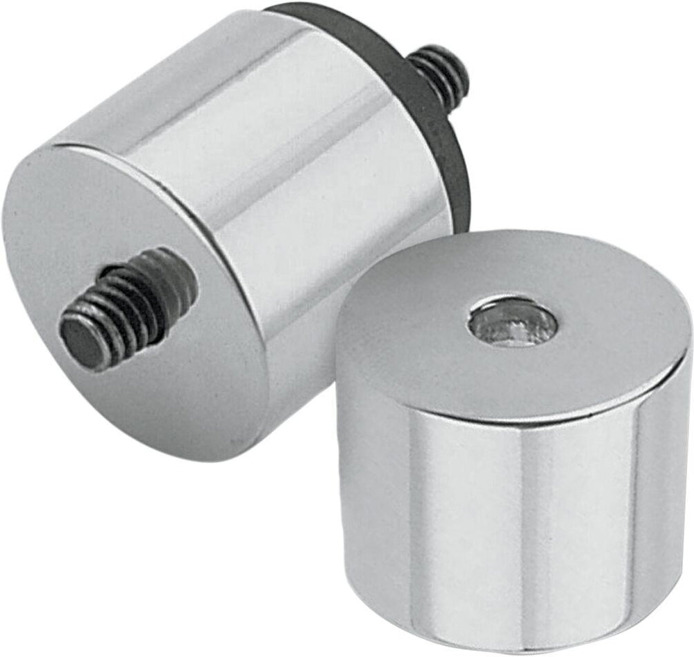 Pro-One Oil Tank Mount Stud Covers For Harley Davidson FLST 1340 1989-1990 - Chrome