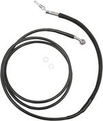 Drag Specialties Stainless Steel Hydraulic Clutch Hose For Harley Davidson FLTRU 1750 2017-2018 193.5 cm - Vinyl-Coat Black
